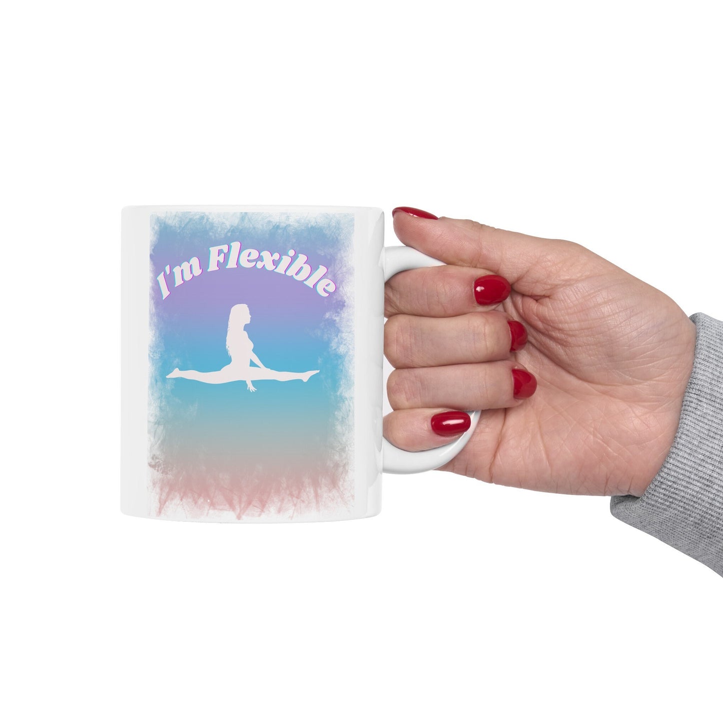 naughty I'm Flexible Coffee Mug for the ladies, flirty tea or coffee mug, got game cup, sexy Mug for women, funny love white Mug, Sex Mug
