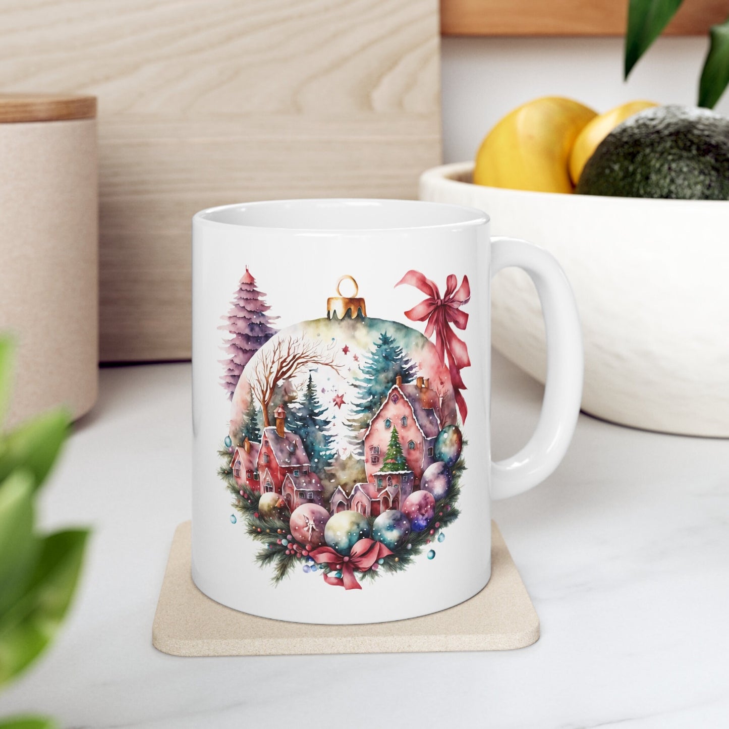 The Christmas Ornament Village Mug Makes the Perfect Gift for Friends, Family, Coworkers or yourself.  Check Out My Shop for even more Great Designs.
www.scorpiontees.etsy.com