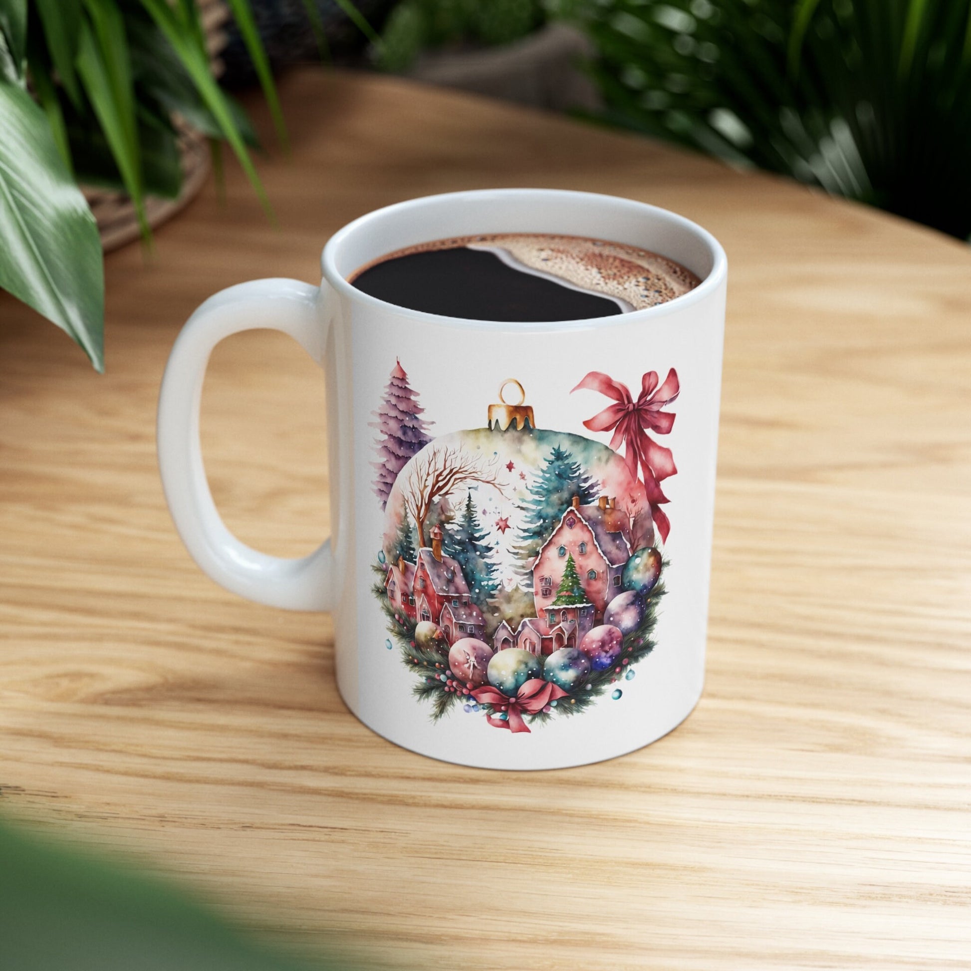 The Christmas Ornament Village Mug Makes the Perfect Gift for Friends, Family, Coworkers or yourself.  Check Out My Shop for even more Great Designs.
www.scorpiontees.etsy.com