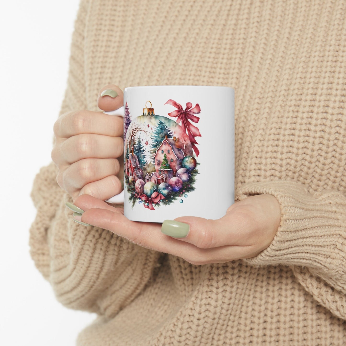 The Christmas Ornament Village Mug Makes the Perfect Gift for Friends, Family, Coworkers or yourself.  Check Out My Shop for even more Great Designs.
www.scorpiontees.etsy.com