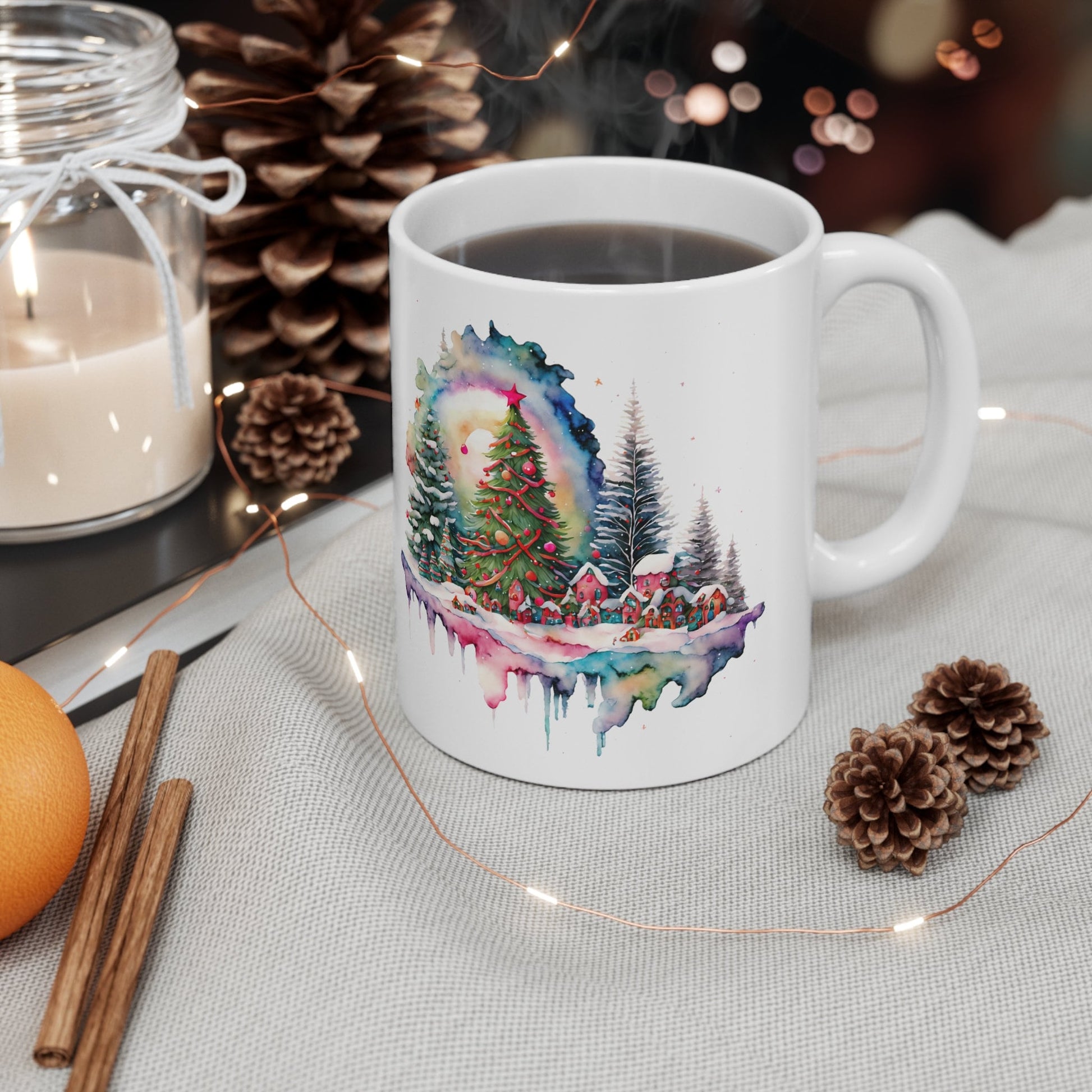 The Floating Christmas Tree Scenery Mug Makes the Perfect Gift for Friends, Family, Coworkers or yourself.  Check Out My Shop for even more Great Designs.
www.scorpiontees.etsy.com