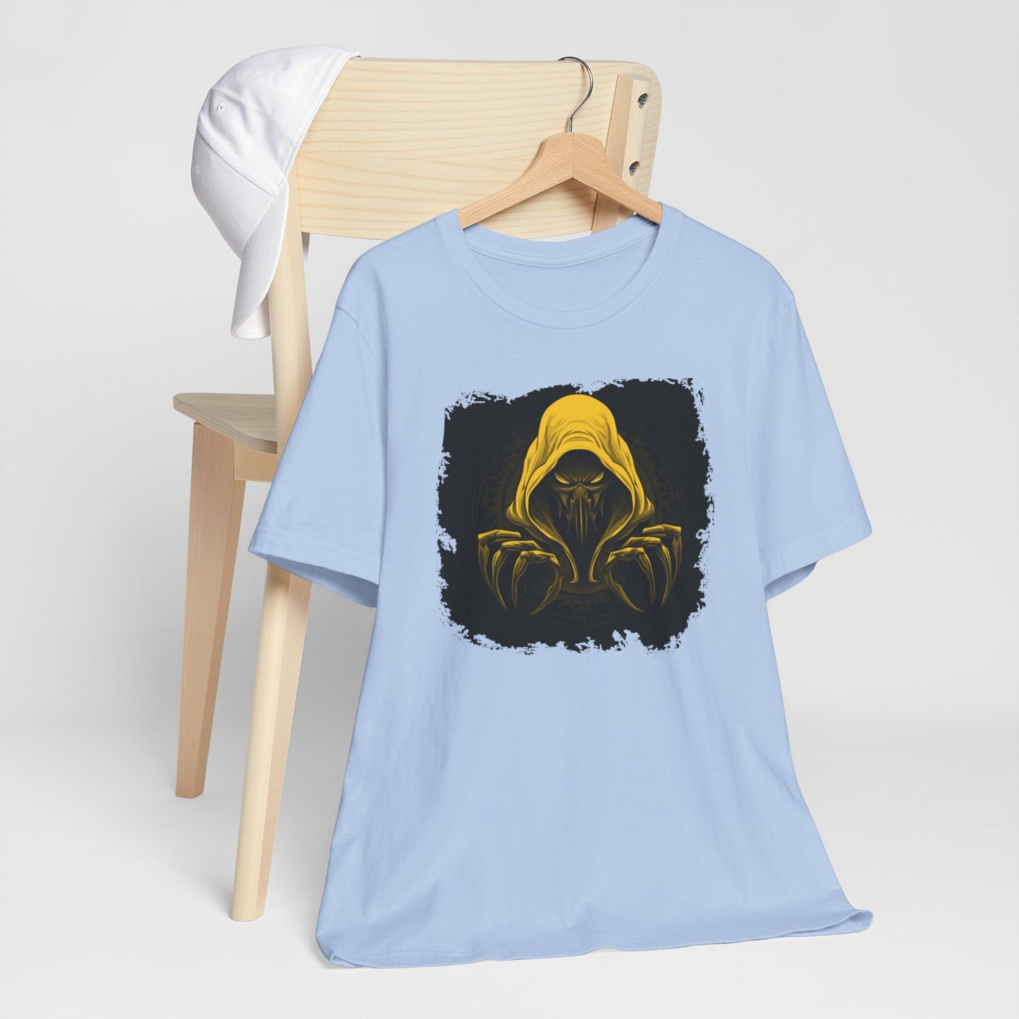Hooded Scorpion Monster, Scary Creature with Hoodie, Graphic Tee with hooded character, Evil Demon, frightening beast. Horrifying nightmare