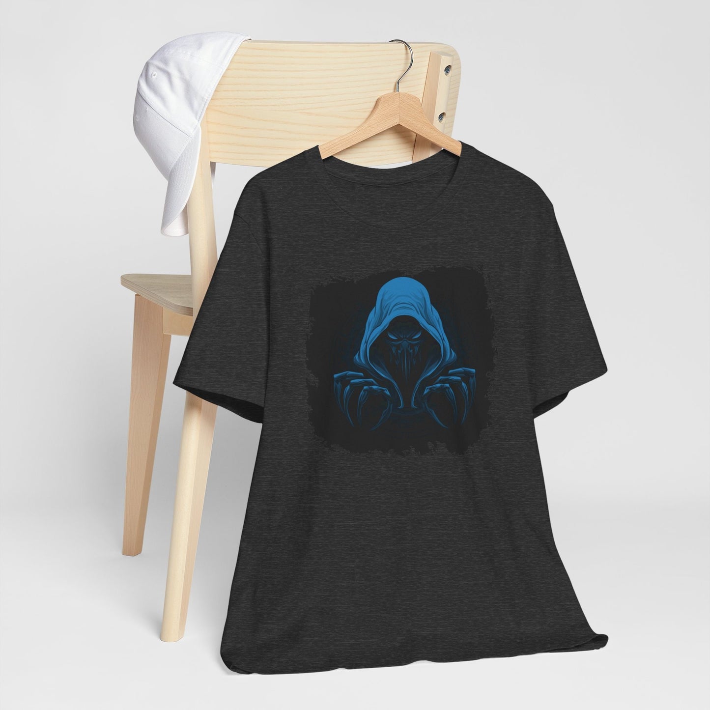 Hooded Scorpion Monster, Scary Creature with Hoodie, Graphic Tee with hooded character, Evil Demon, frightening beast. Horrifying nightmare
