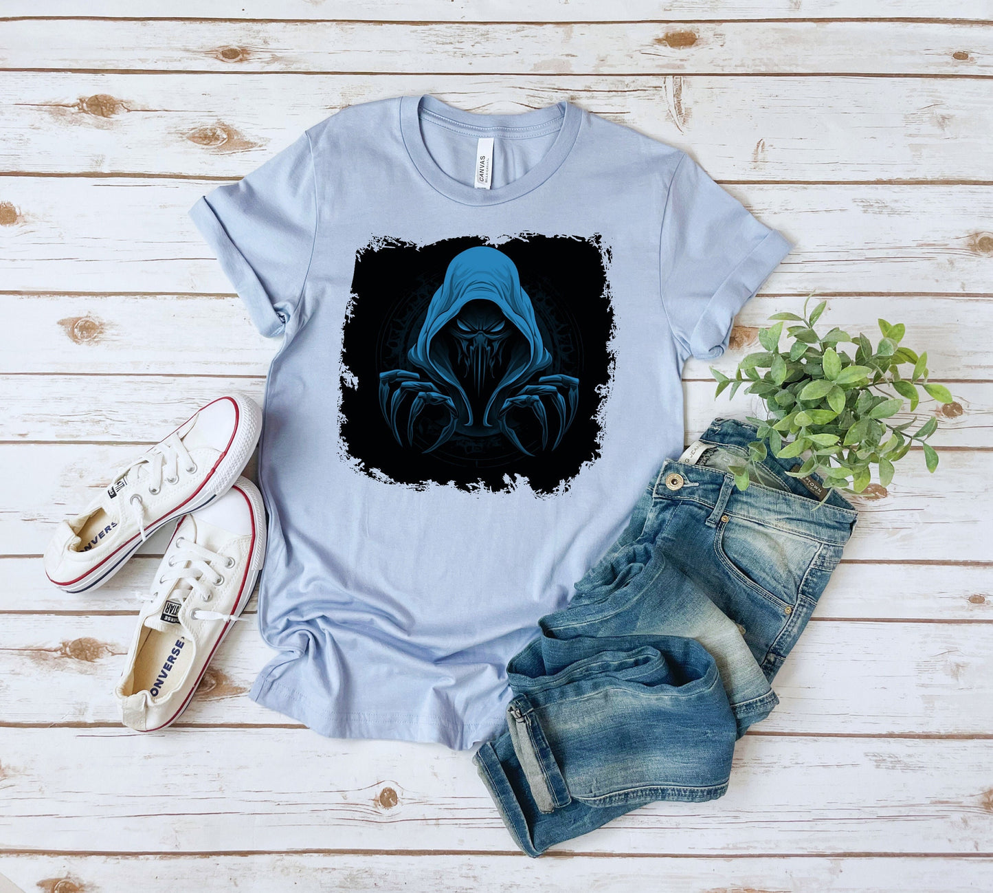 Hooded Scorpion Monster, Scary Creature with Hoodie, Graphic Tee with hooded character, Evil Demon, frightening beast. Horrifying nightmare