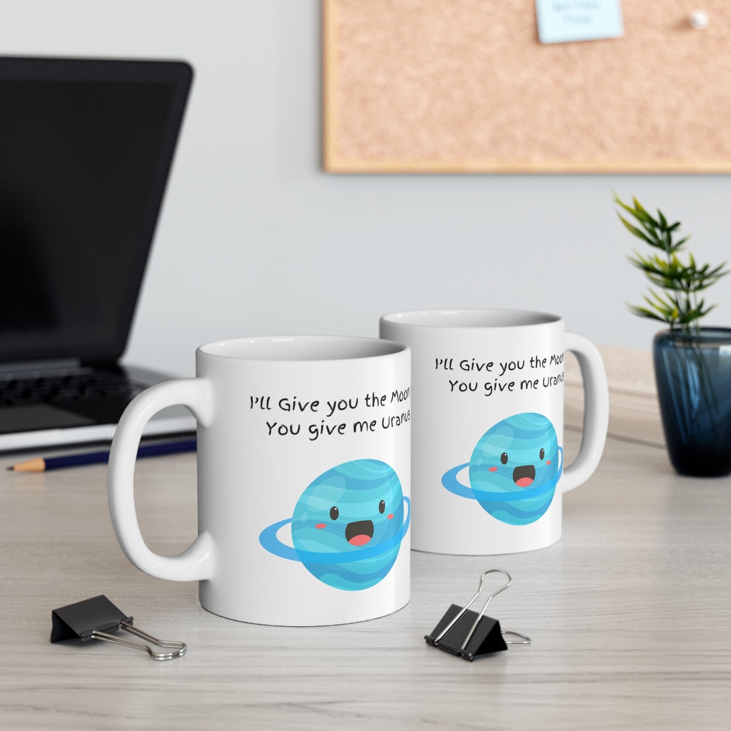 Give me Uranus Coffee Mug, Uranus Mug, Cute Uranus Planet Mug, Funny Mug from Uranus, Drink from Uranus, Uranus Ceramic Mug,