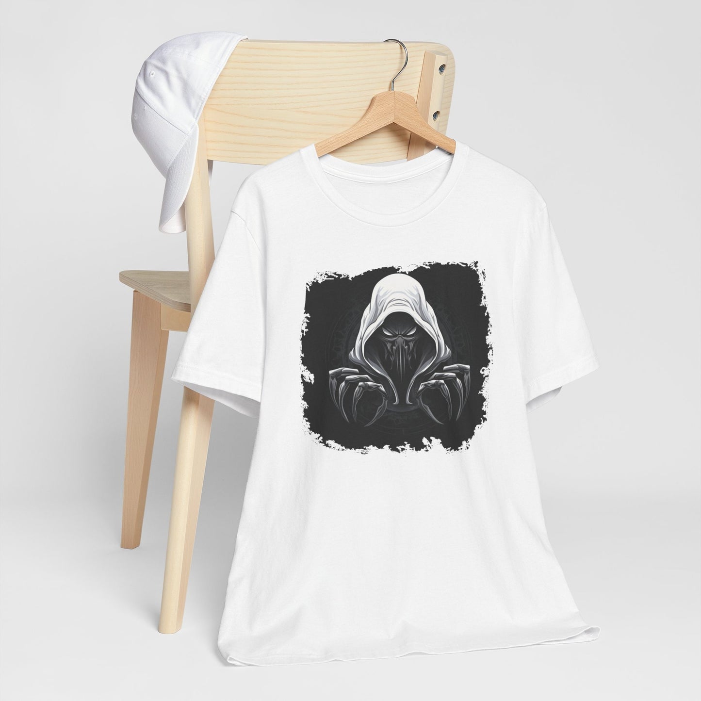 Hooded Scorpion Monster, Scary Creature with Hoodie, Graphic Tee with hooded character, Evil Demon, frightening beast. Horrifying nightmare