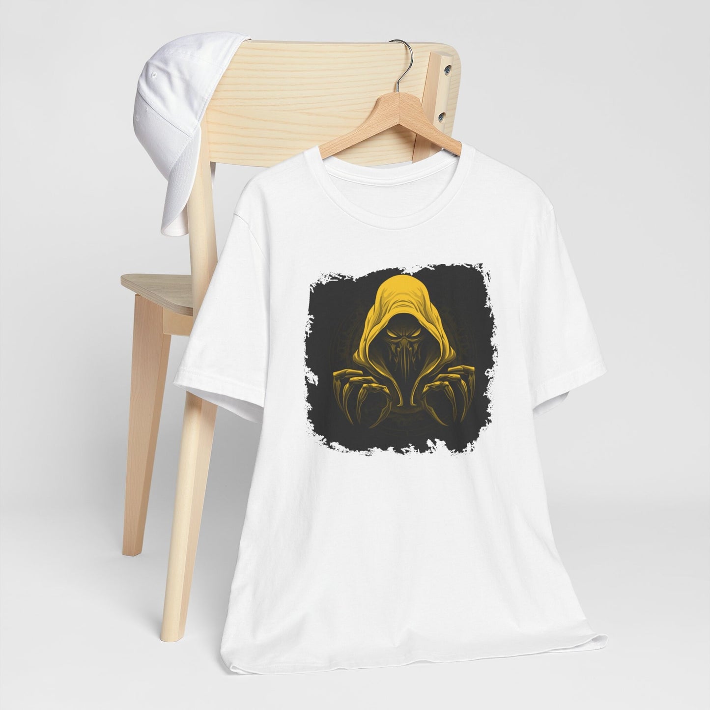 Hooded Scorpion Monster, Scary Creature with Hoodie, Graphic Tee with hooded character, Evil Demon, frightening beast. Horrifying nightmare