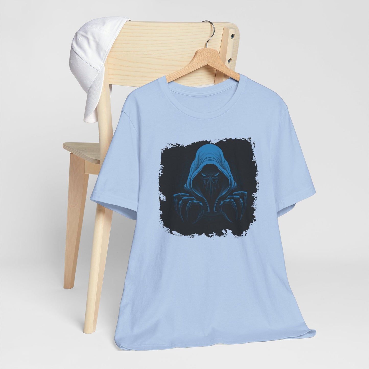 Hooded Scorpion Monster, Scary Creature with Hoodie, Graphic Tee with hooded character, Evil Demon, frightening beast. Horrifying nightmare