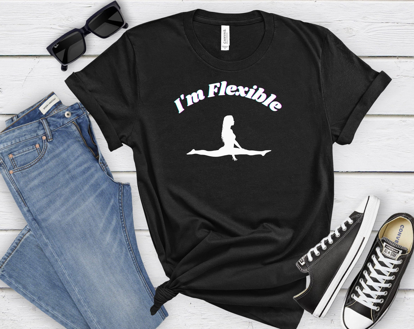 naughty I'm Flexible T - Shirt for the ladies, flirting Shirt, got game shirt, sexy shirt for women, funny love shirt, Sex shirt