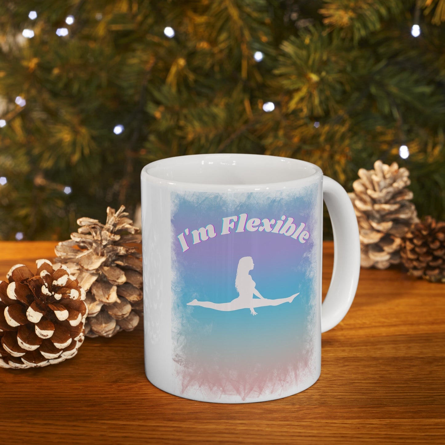 naughty I'm Flexible Coffee Mug for the ladies, flirty tea or coffee mug, got game cup, sexy Mug for women, funny love white Mug, Sex Mug