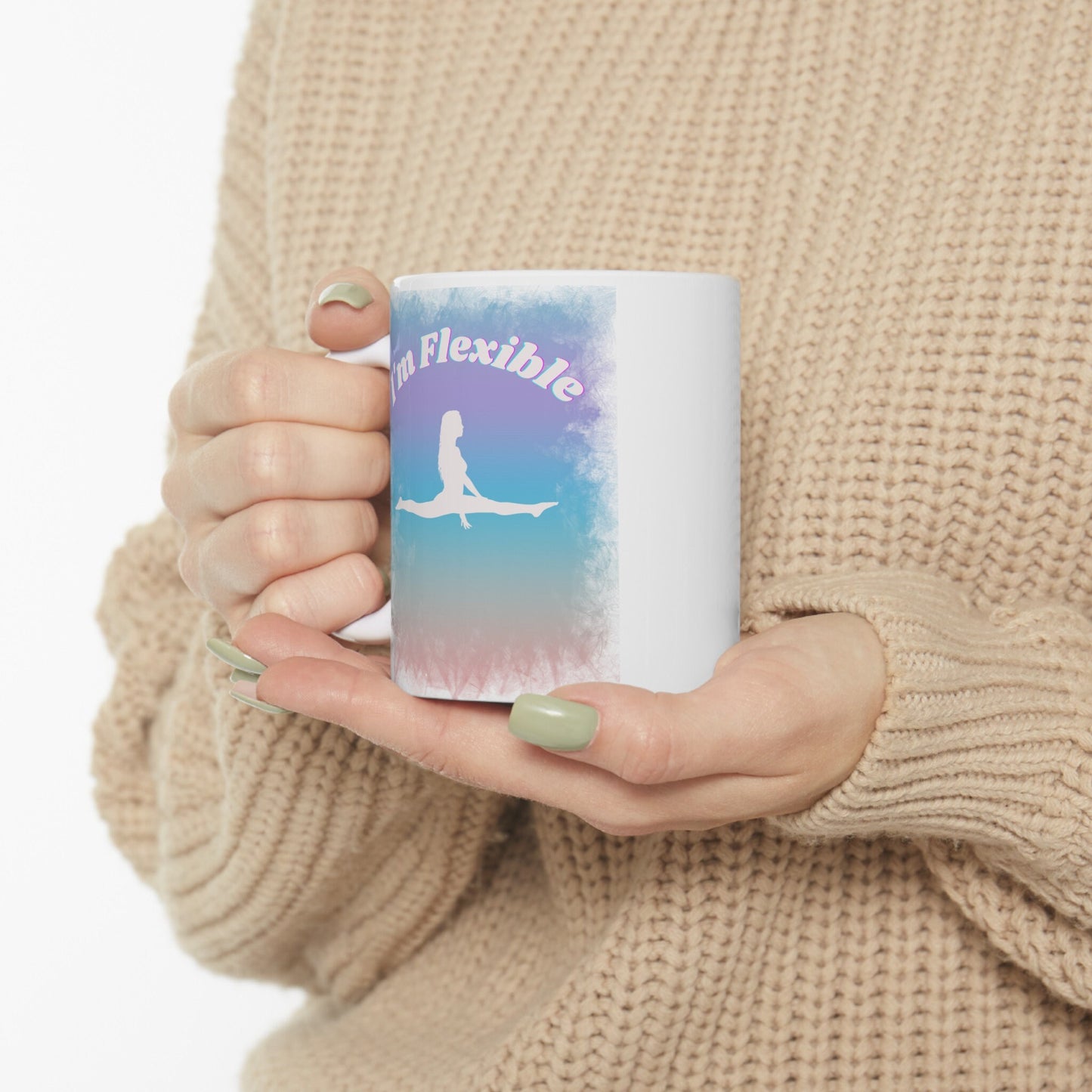 naughty I'm Flexible Coffee Mug for the ladies, flirty tea or coffee mug, got game cup, sexy Mug for women, funny love white Mug, Sex Mug