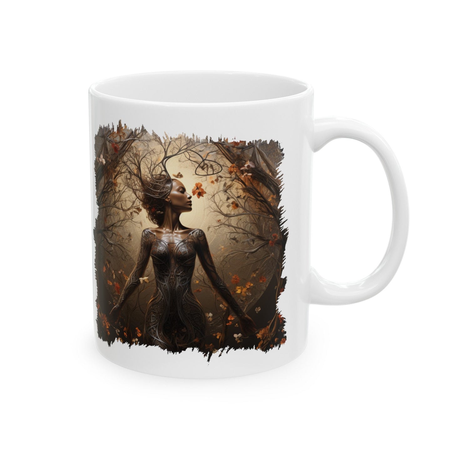 Mother of Earth Mug, Celebration of women and earth mug, Beautiful mug for going green, Great gift mug for family and friends