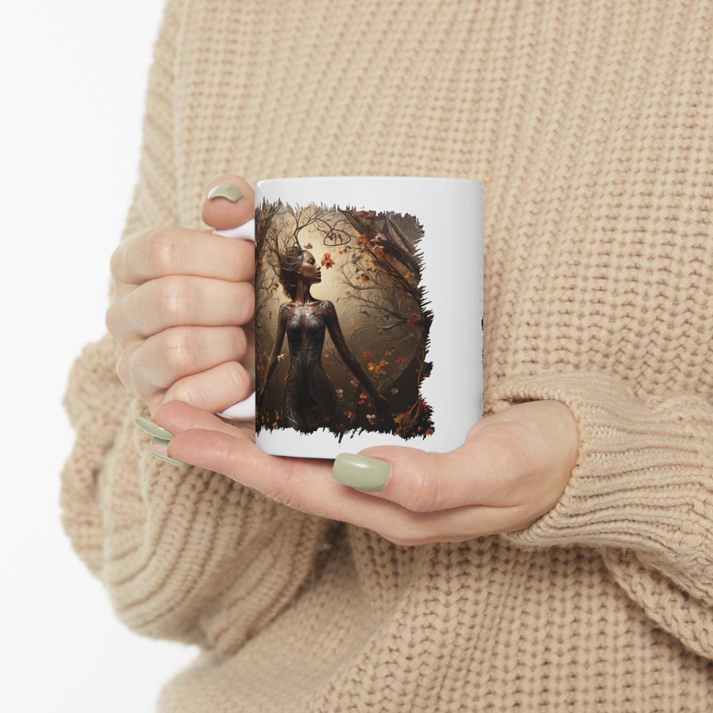 Mother of Earth Mug, Celebration of women and earth mug, Beautiful mug for going green, Great gift mug for family and friends