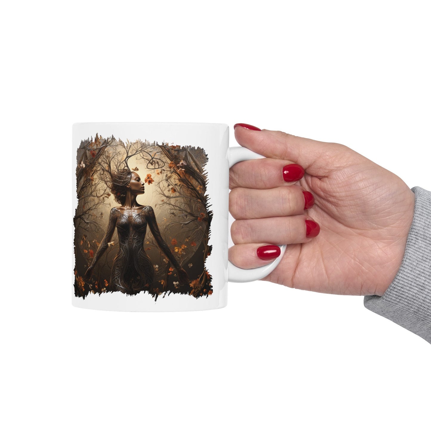Mother of Earth Mug, Celebration of women and earth mug, Beautiful mug for going green, Great gift mug for family and friends
