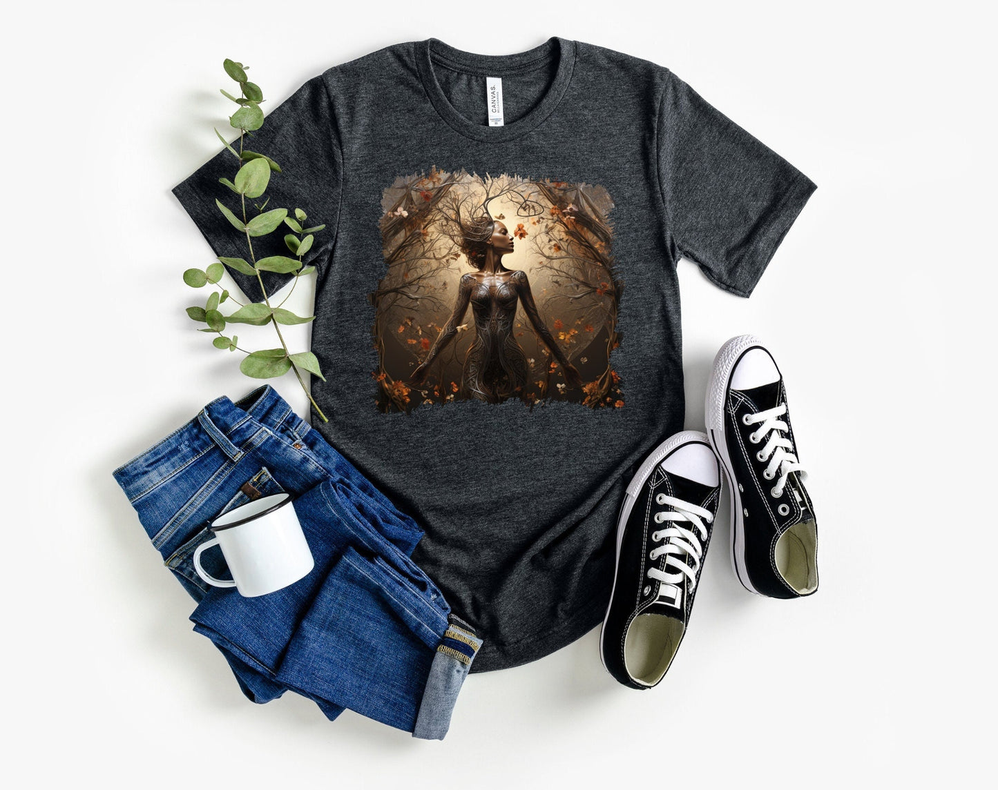 Mother Earth Shirt, Celebration of women and earth Tee, Beautiful Graphic Tee for going green, Great gift Shirt for family and friends