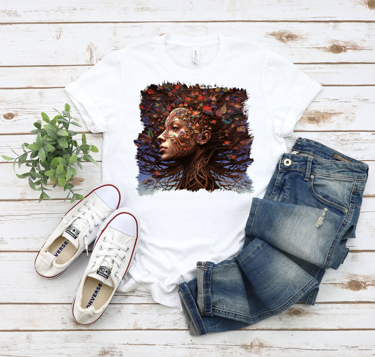 Mother Earth Shirt, Celebration of women and earth Tee, Beautiful Graphic Tee for going green, Great gift Shirt for family and friends