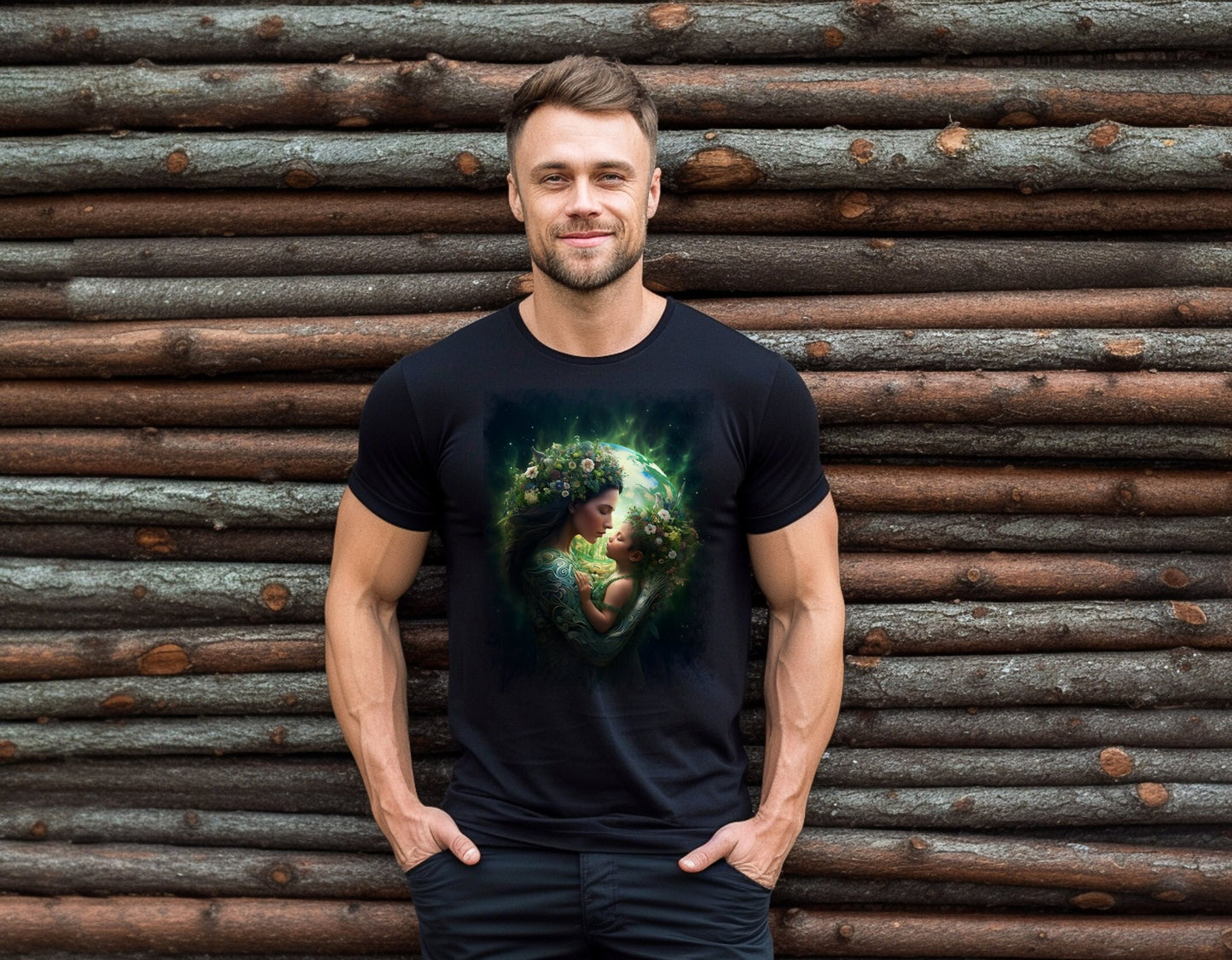 Mother Earth Shirt, Celebration of women and earth Tee, Beautiful Graphic Tee for going green, Great gift Shirt for family and friends