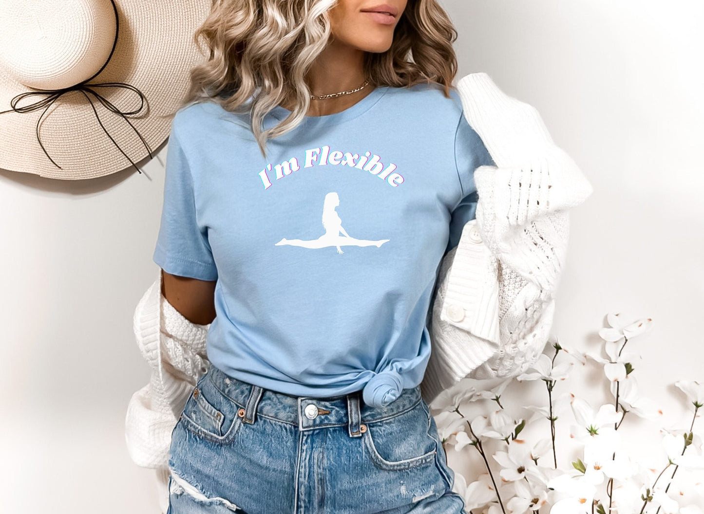 naughty I'm Flexible T - Shirt for the ladies, flirting Shirt, got game shirt, sexy shirt for women, funny love shirt, Sex shirt