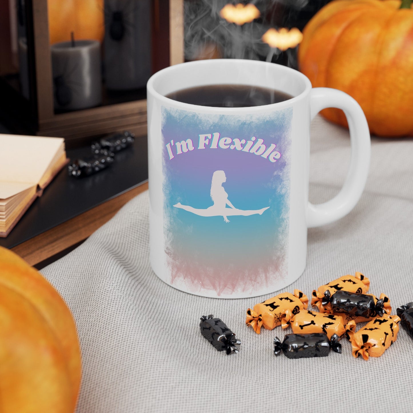 naughty I'm Flexible Coffee Mug for the ladies, flirty tea or coffee mug, got game cup, sexy Mug for women, funny love white Mug, Sex Mug