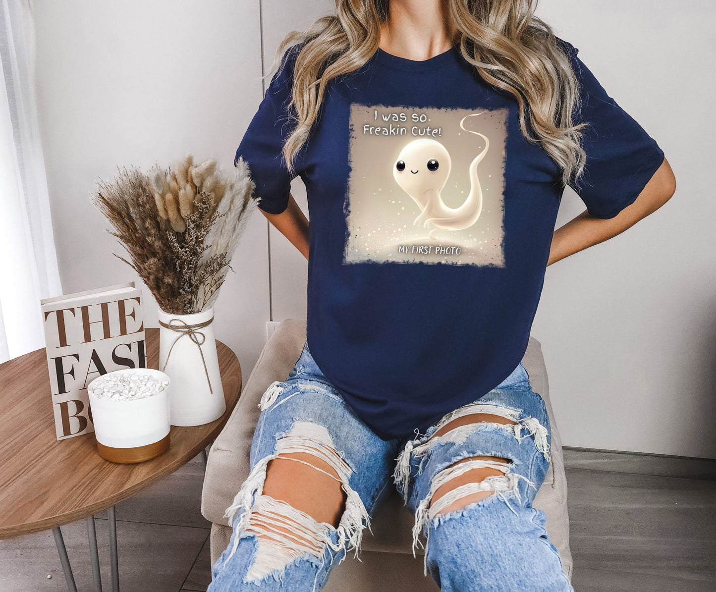 I was so Freakin Cute Sperm Shirt, My First Photo Sperm Tee, Super Cute Sperm T - Shirt, Adorable Sperm baby picture tee