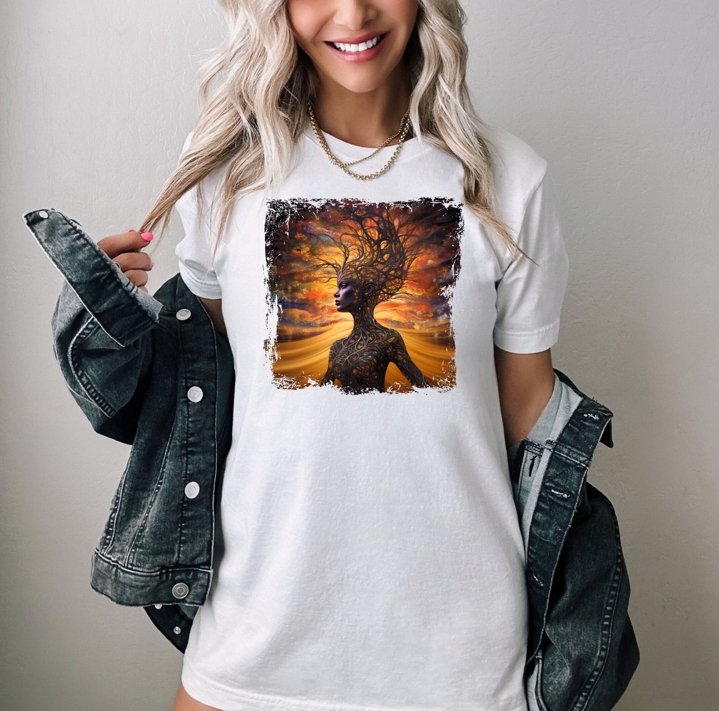 Mother Earth Shirt, Celebration of women and earth Tee, Beautiful Graphic Tee for going green, Great gift Shirt for family and friends