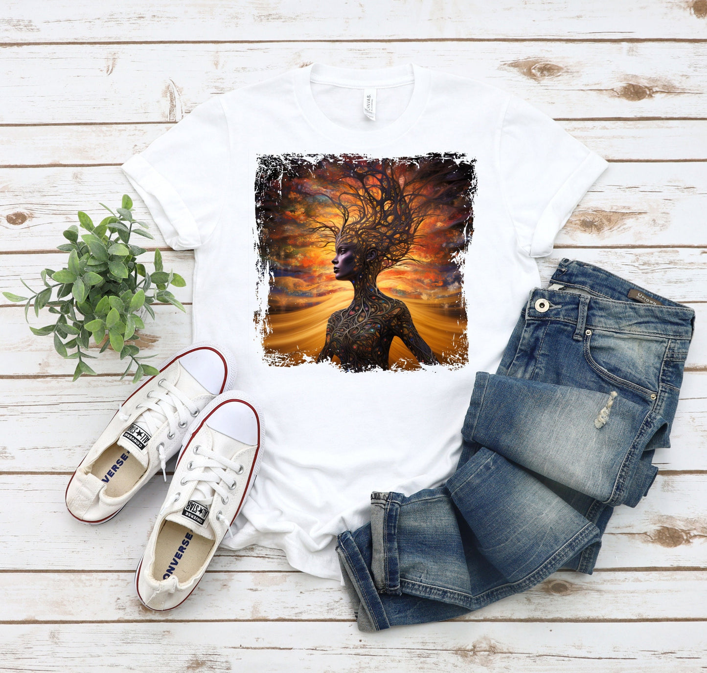 Mother Earth Shirt, Celebration of women and earth Tee, Beautiful Graphic Tee for going green, Great gift Shirt for family and friends