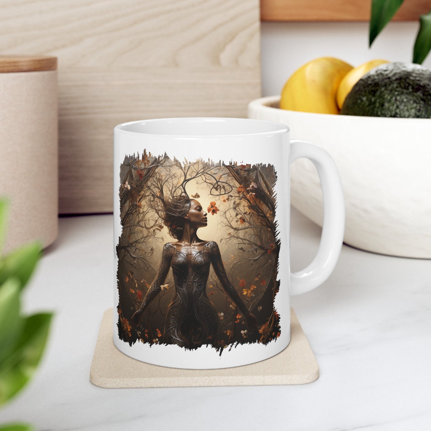 Mother of Earth Mug, Celebration of women and earth mug, Beautiful mug for going green, Great gift mug for family and friends