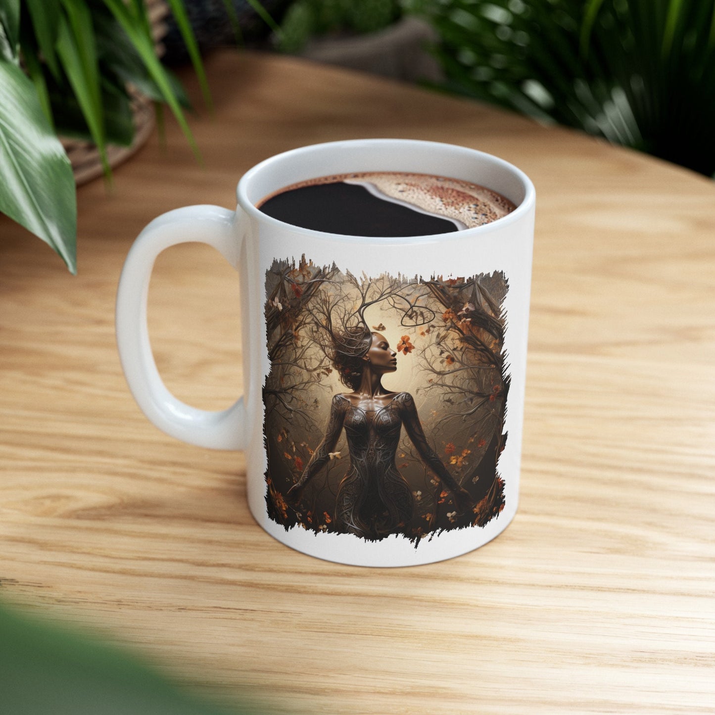 Mother of Earth Mug, Celebration of women and earth mug, Beautiful mug for going green, Great gift mug for family and friends