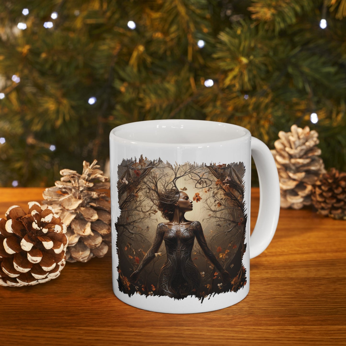 Mother of Earth Mug, Celebration of women and earth mug, Beautiful mug for going green, Great gift mug for family and friends
