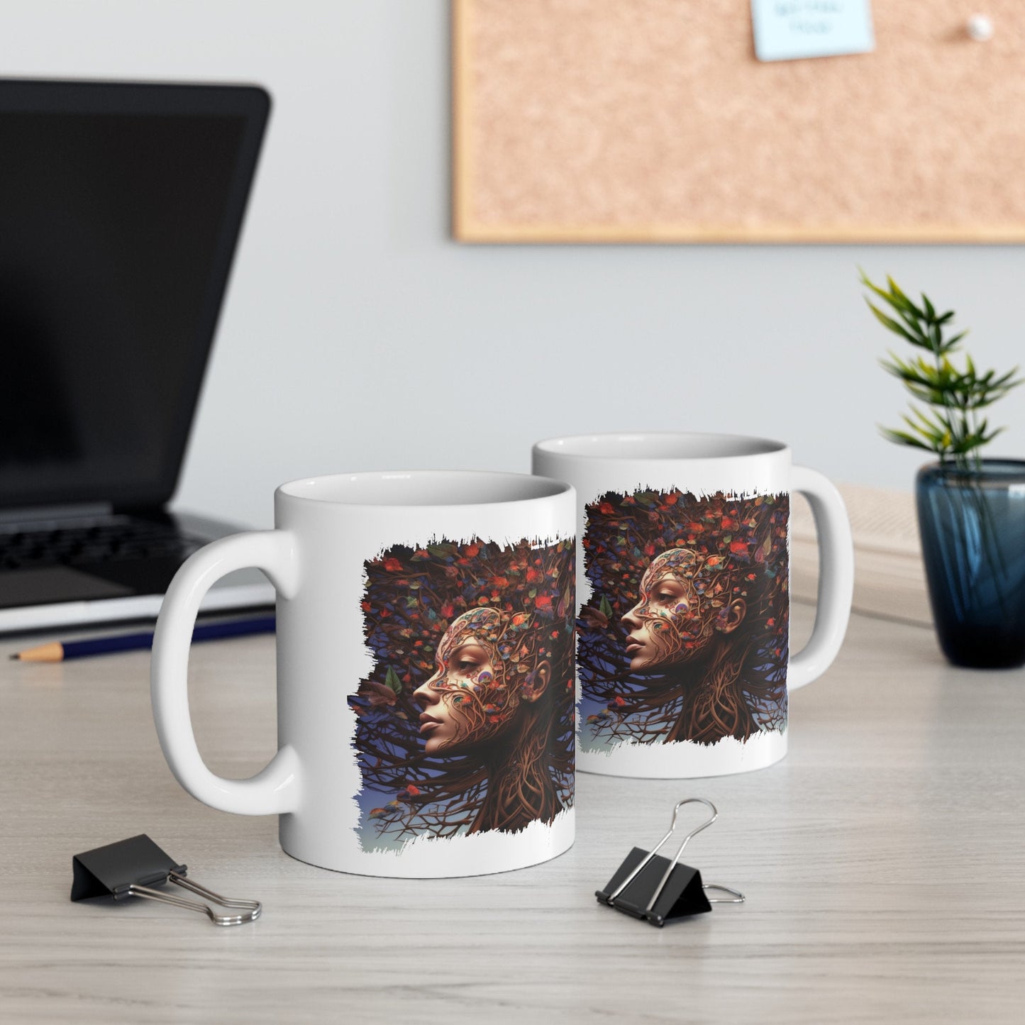 Mother of Earth Mug, Celebration of women and earth mug, Beautiful mug for going green, Great gift mug for family and friends