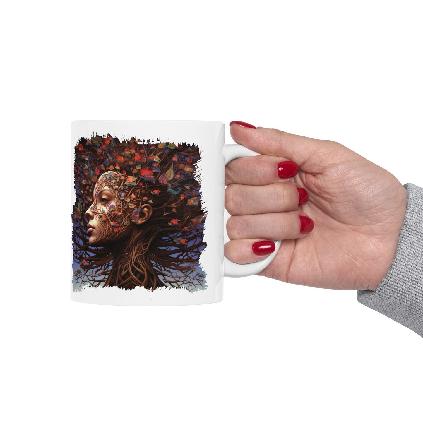 Mother of Earth Mug, Celebration of women and earth mug, Beautiful mug for going green, Great gift mug for family and friends
