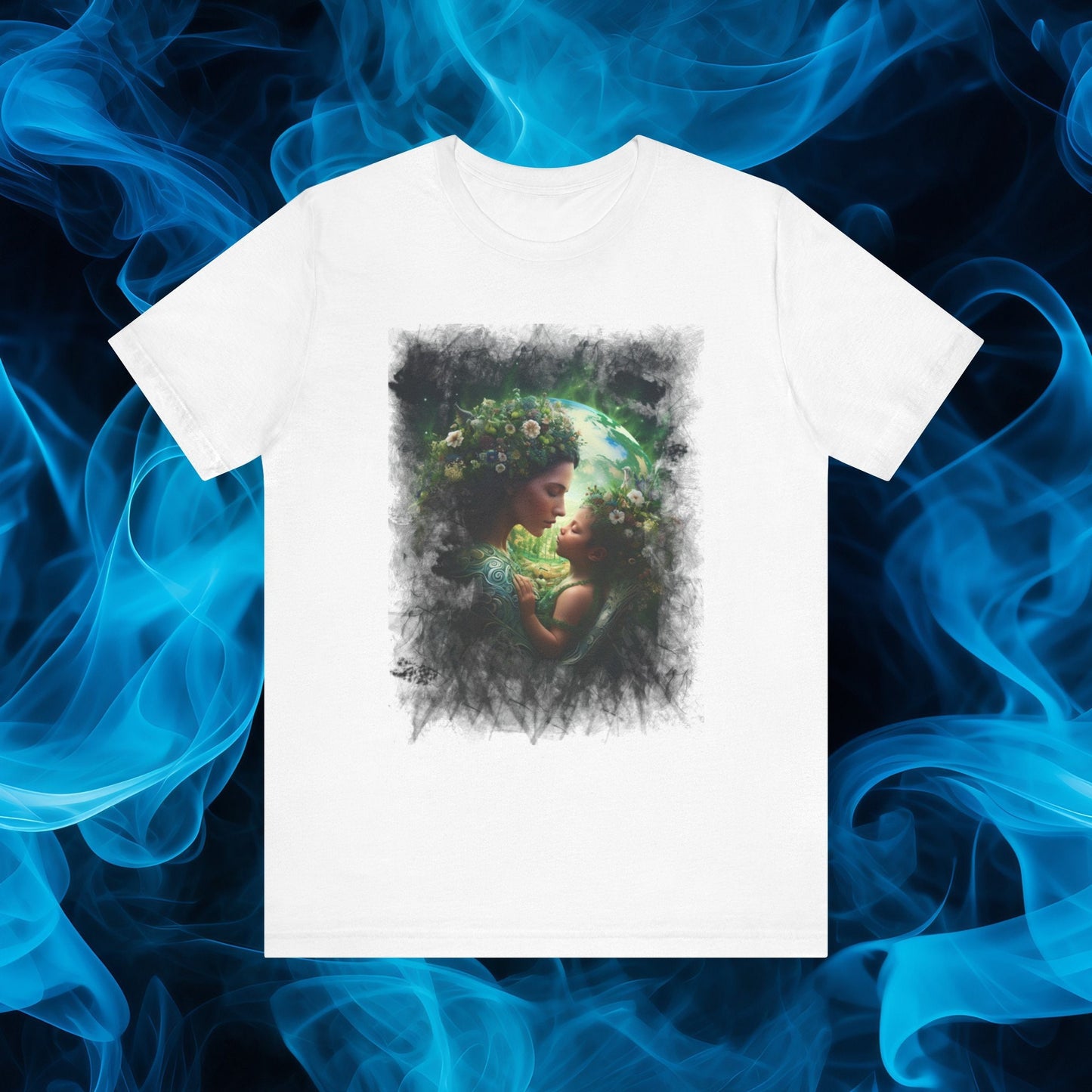 Mother Earth Shirt, Celebration of women and earth Tee, Beautiful Graphic Tee for going green, Great gift Shirt for family and friends