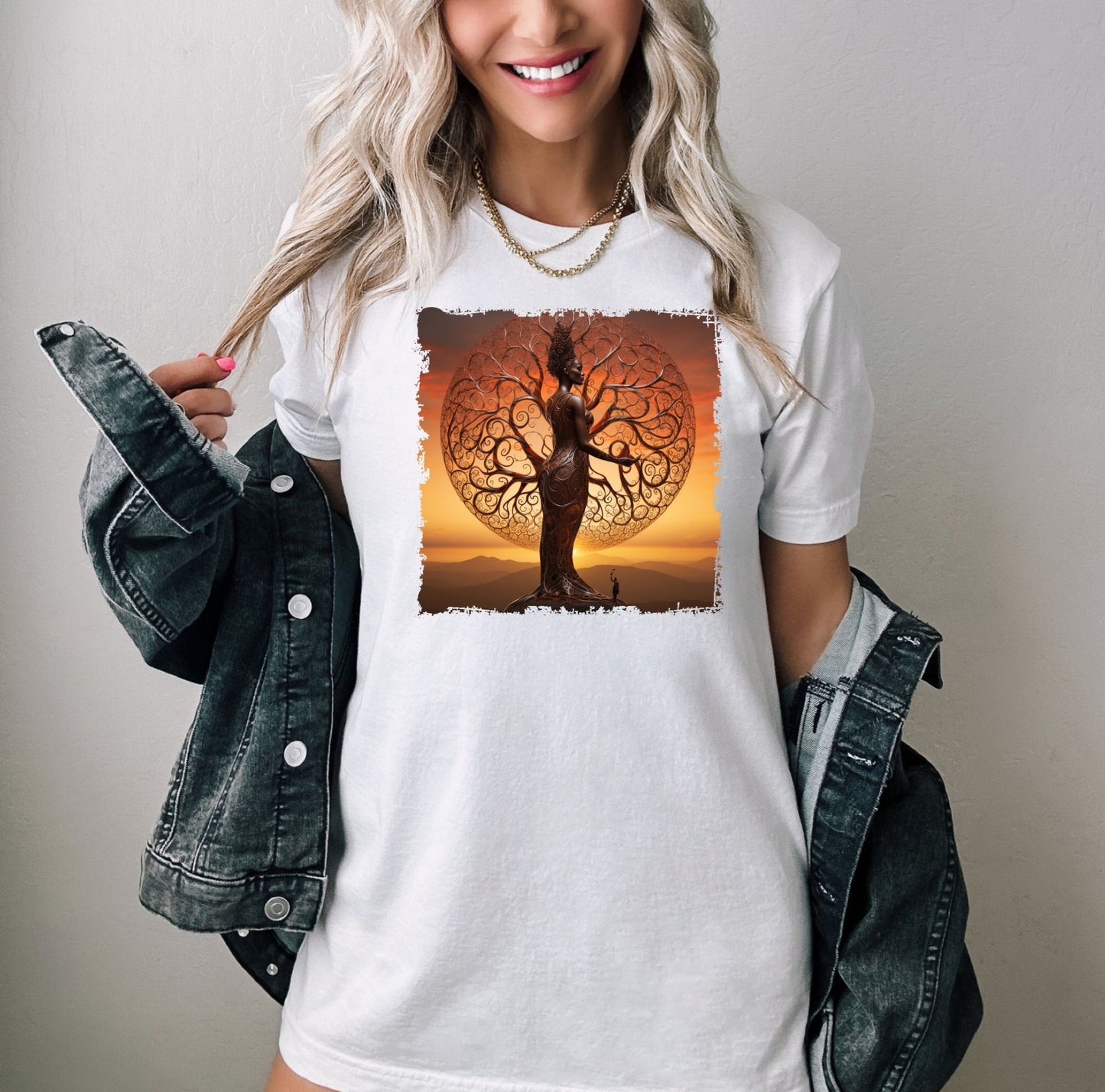 Mother Earth Shirt, Celebration of women and earth Tee, Beautiful Graphic Tee for going green, Great gift Shirt for family and friends