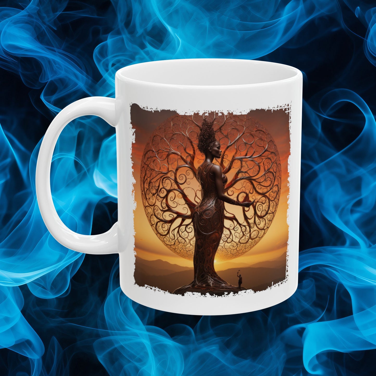 Mother of Earth Mug, Celebration of women and earth mug, Beautiful mug for going green, Great gift mug for family and friends