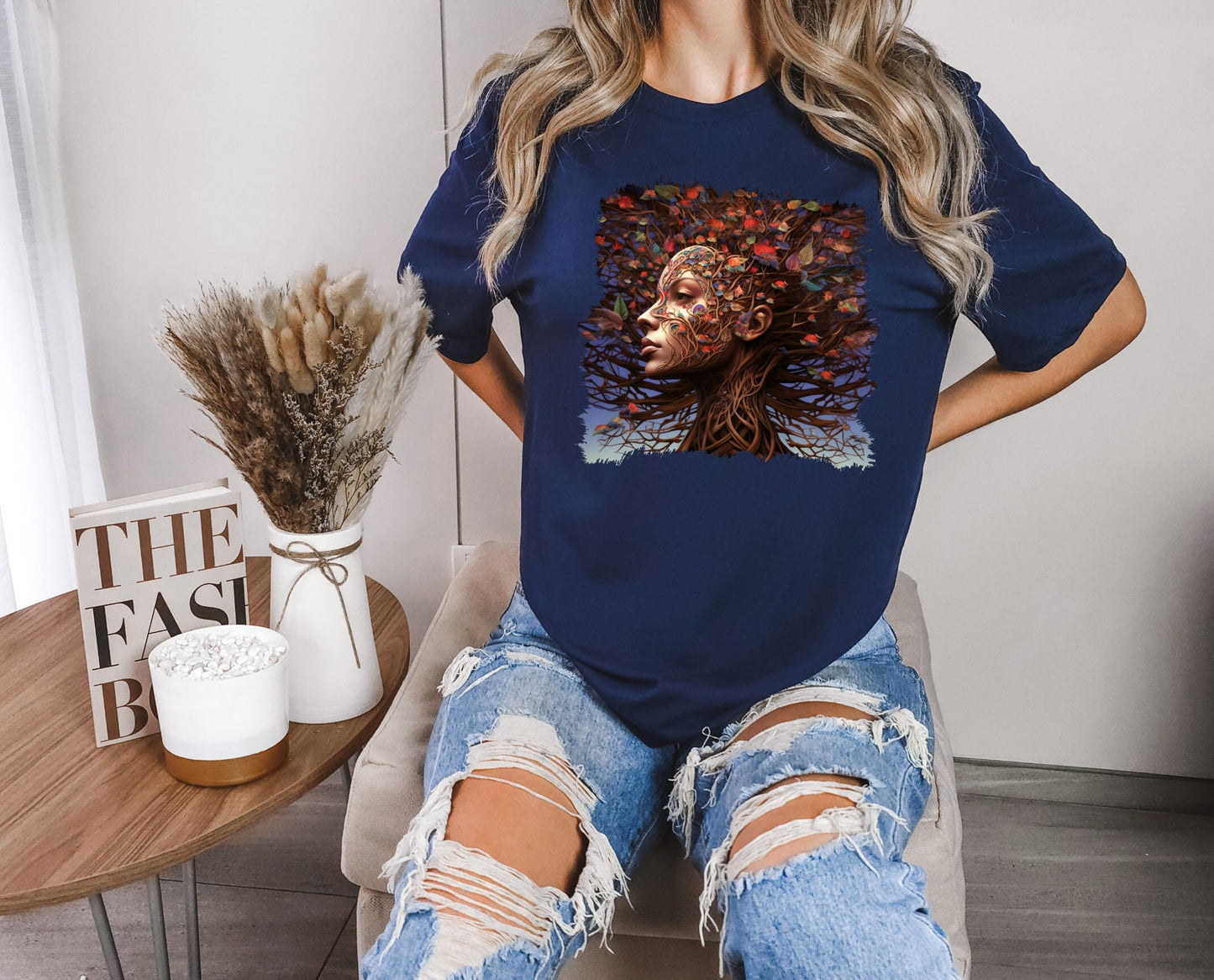 Mother Earth Shirt, Celebration of women and earth Tee, Beautiful Graphic Tee for going green, Great gift Shirt for family and friends