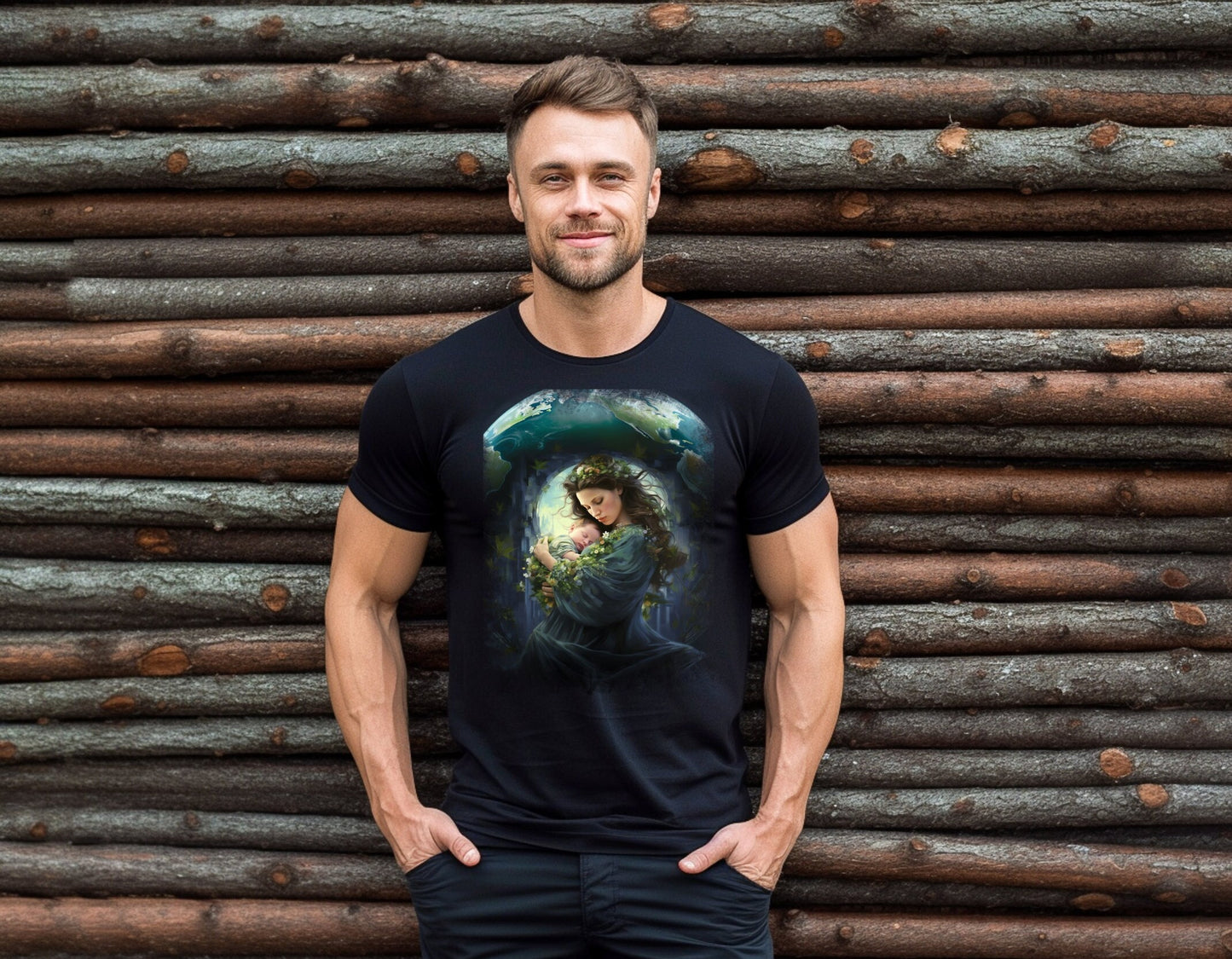 Mother Earth Shirt, Celebration of women and earth Tee, Beautiful Graphic Tee for going green, Great gift Shirt for family and friends
