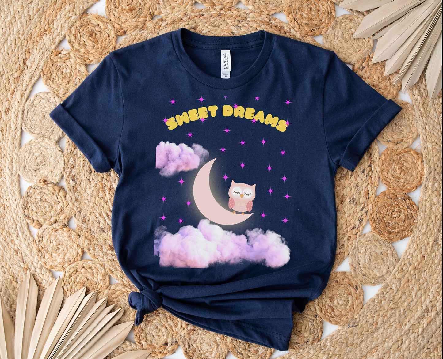 Owl Moon shirt, Owl Star shirt, Owl shirt, Sweet Dreams Owl shirt, Owl moon star shirt, Owl Gift shirt, Owl Night Shirt, Owl Sleep shirt