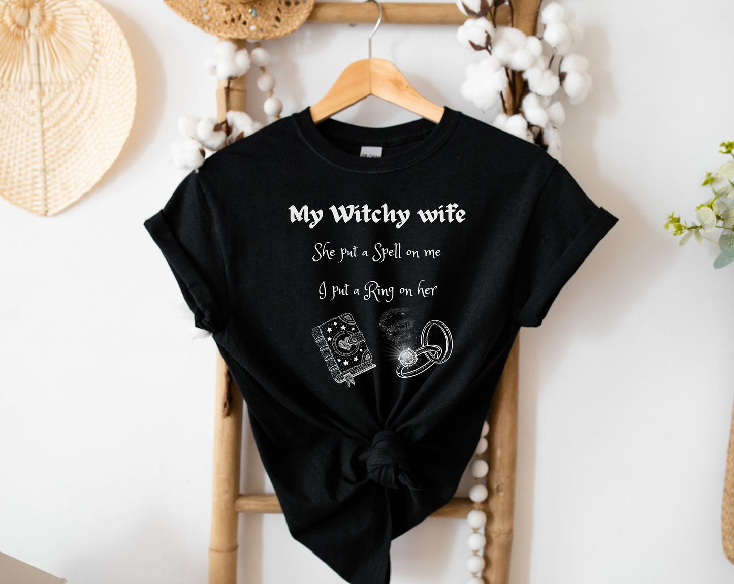 Witch Wife Shirt, Witchy Wife Shirt, Funny Gift Shirt, Wife Shirt, Witch Shirt, Witch Spell Shirt, Wife Spell Tee shirt, Wife Ring Shirt
