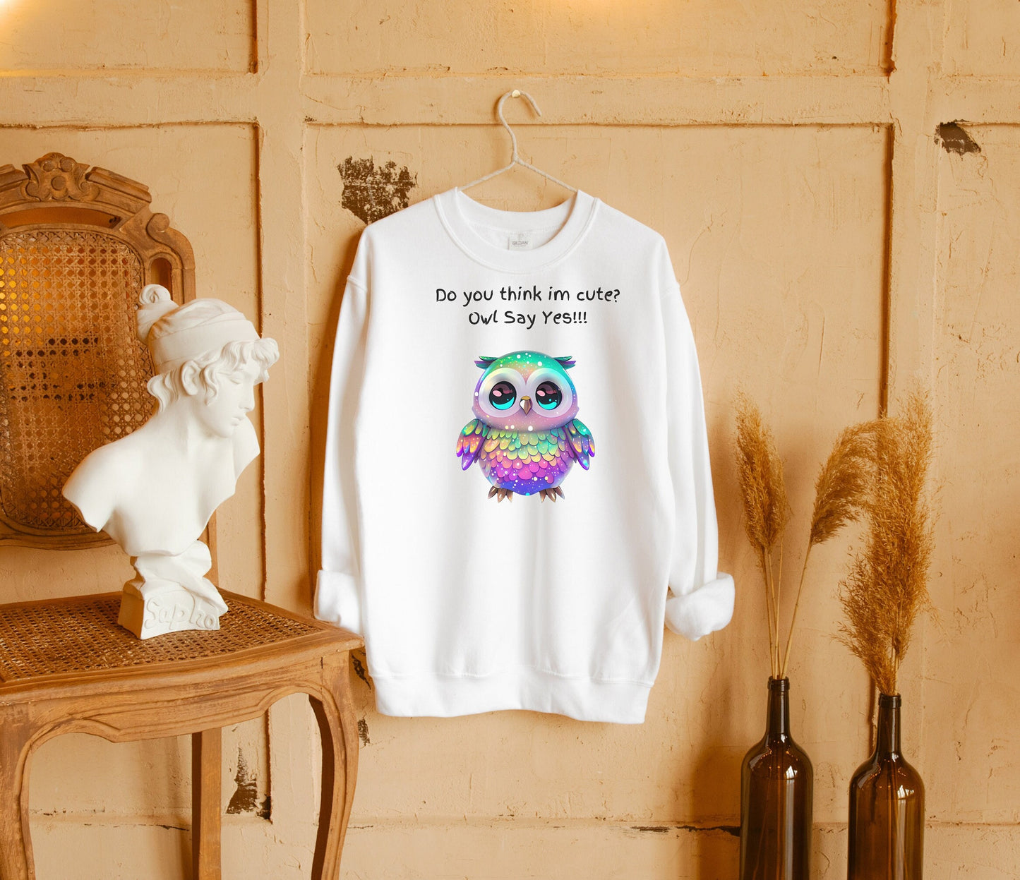 Mom Owl Sweatshirt, Girl Owl Sweatshirt, Grandma Owl Sweatshirt, Mom Owl Gift, Cute owl Sweatshirt, Ladies owl Sweatshirt, Mom Sweatshirt