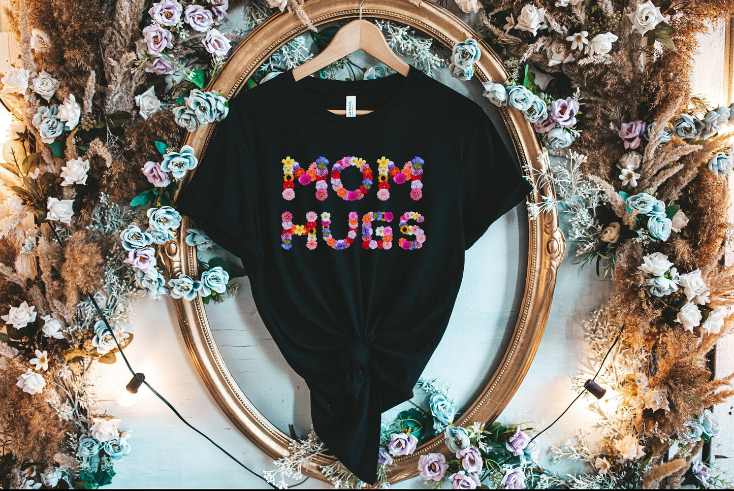 Mom Hugs Shirt, Flower mom shirt, Mom Gift shirt, Mom shirt, Mommy Hug shirt, Flower mom shirt, mom hug Tee shirt, grandma shirt, mama shirt