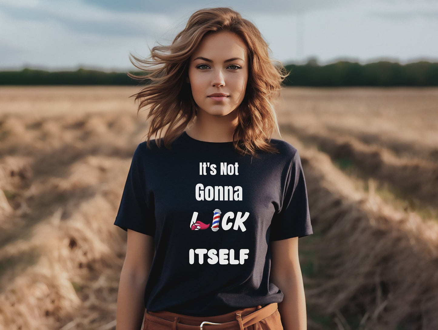 Its not gonna Lick itself Shirt, naughty sex humor shirt, sexy shirt about oral sex, dirty humor funny shirt, Lick the pole sex humor tee
