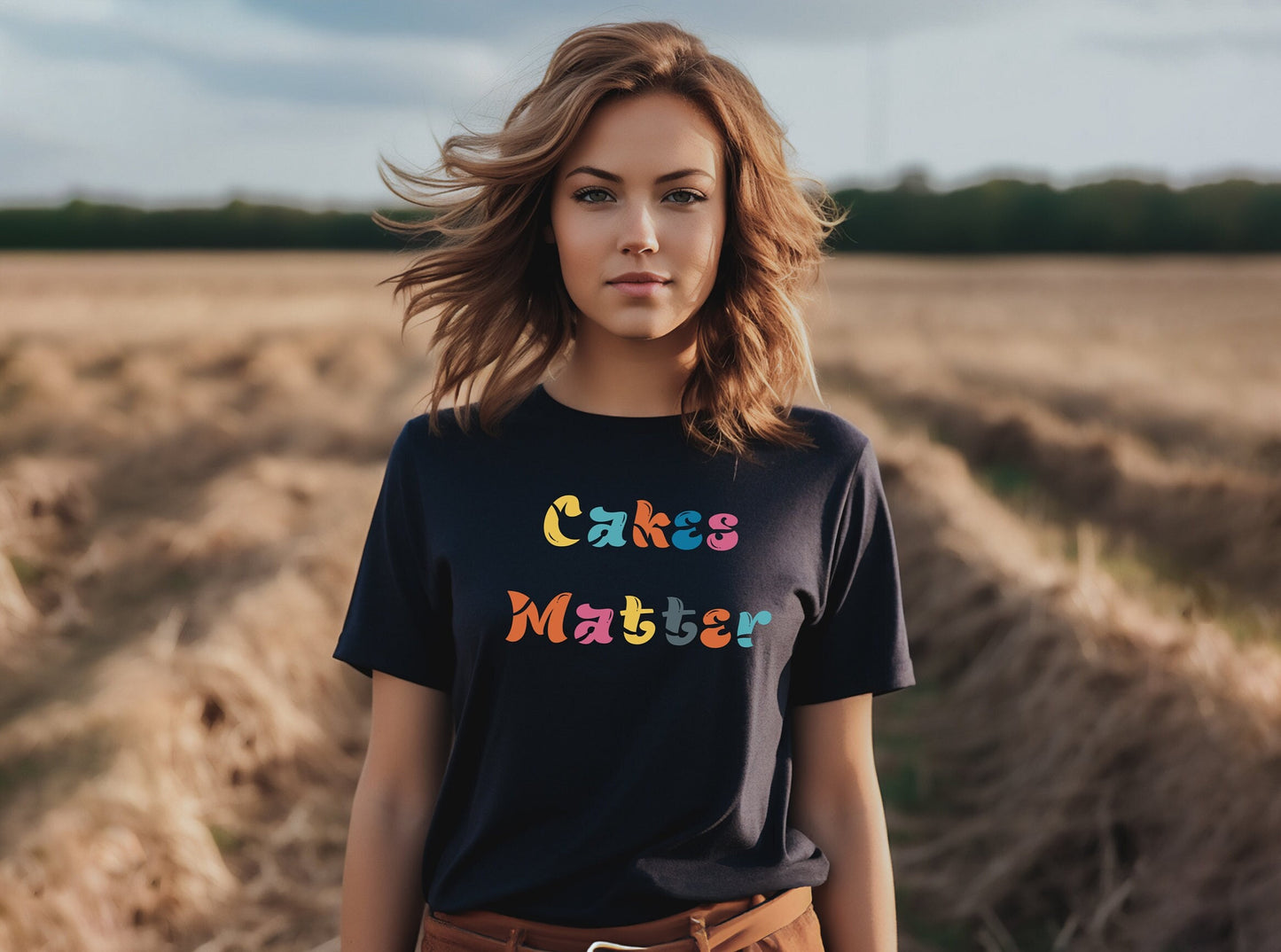 cakes matter T shirt, Super cute cake shirt, Funny gift shirt for a baker, Shirt for a baker queen, cakes lovers color cake tee for mom