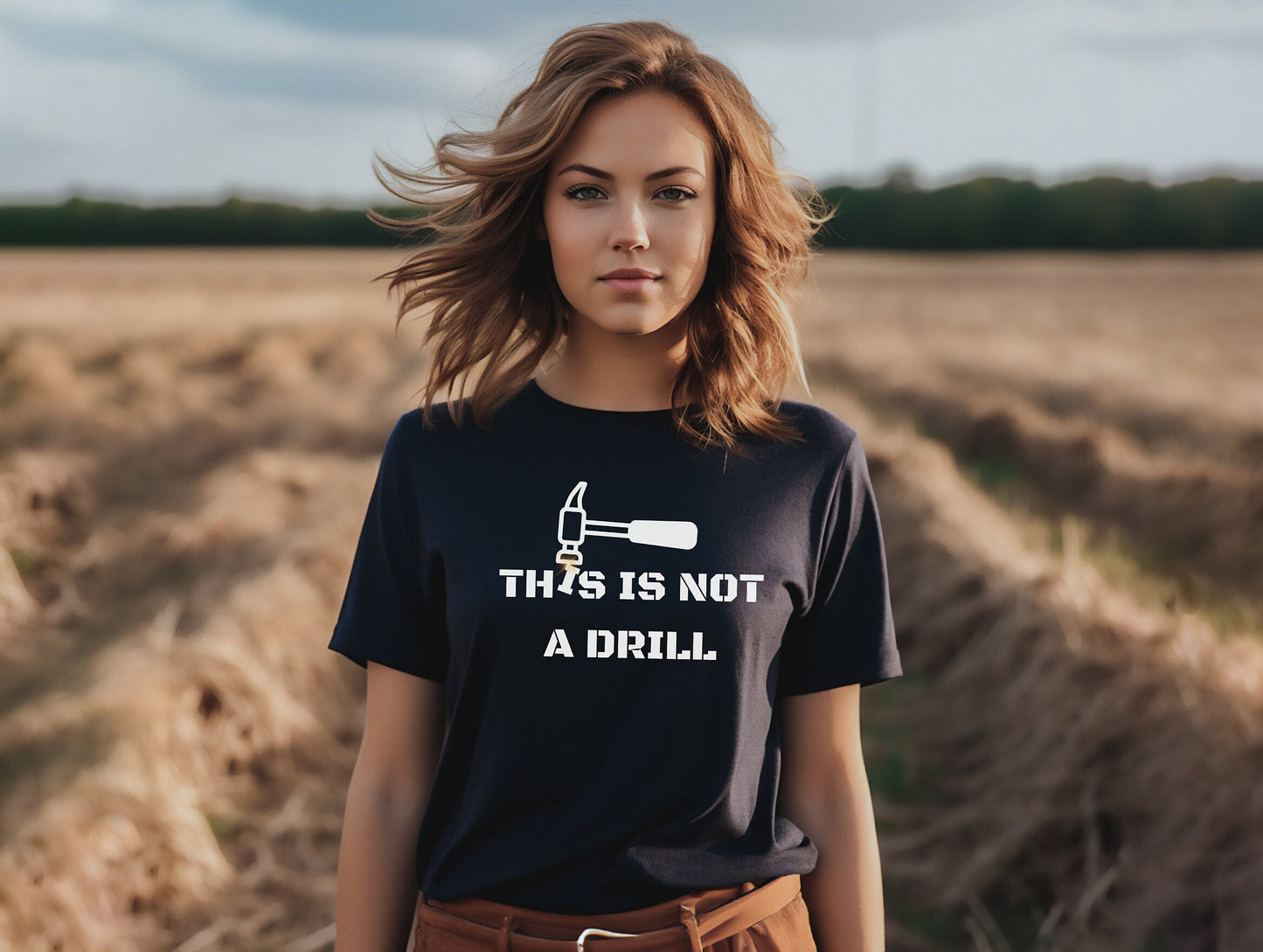 Humor Carpenter Tee, Shirt For Dad, Funny Dad Shirt, This Is Not A Drill Shirt, Funny Hammer Shirt, Handyman Hammer Shirt, Funny Joke Shirt