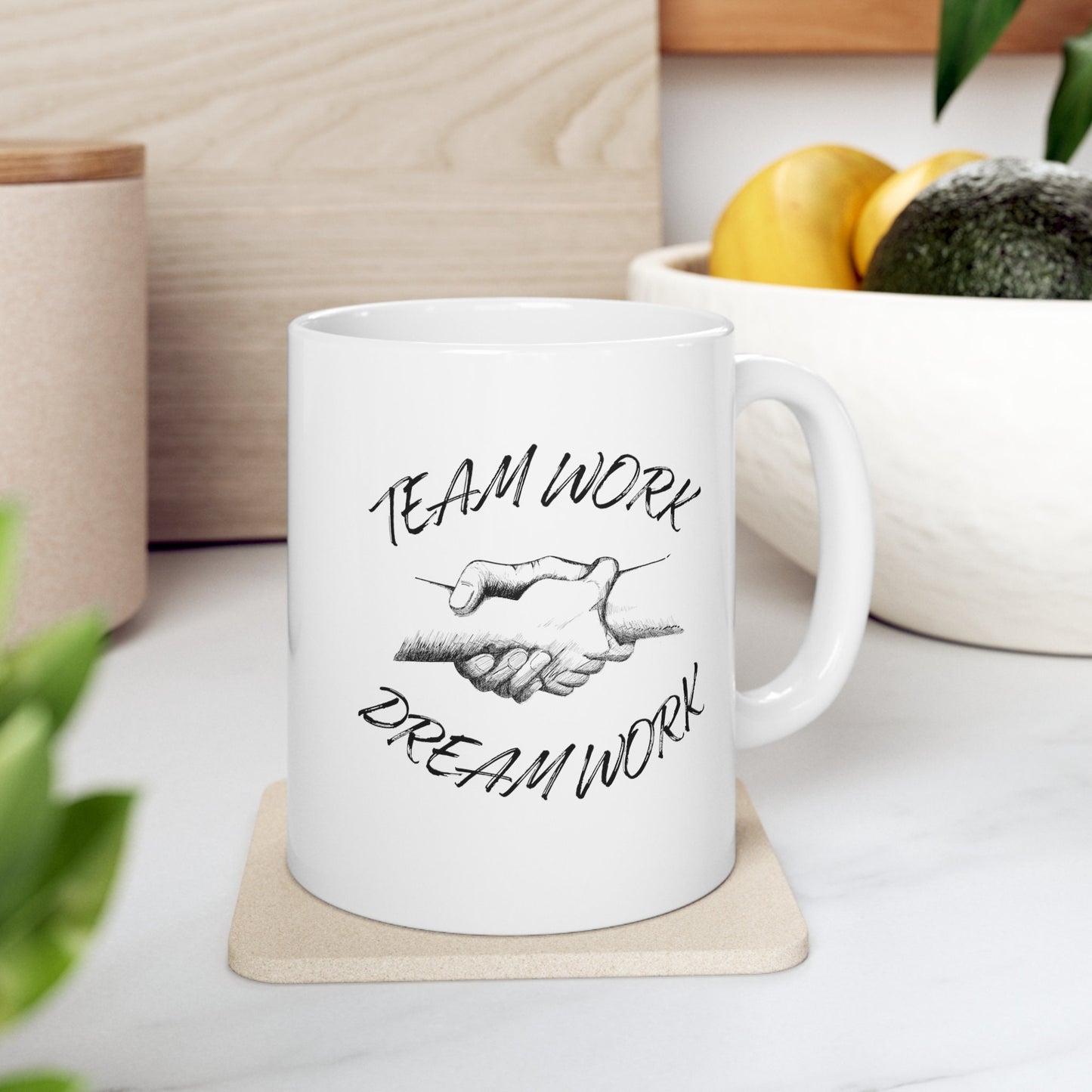 Teamwork coffe mug, Teamwork mug for coworkers, Work together coffee mug, Team Player mug Team work is dream work mug, Part of a team mug