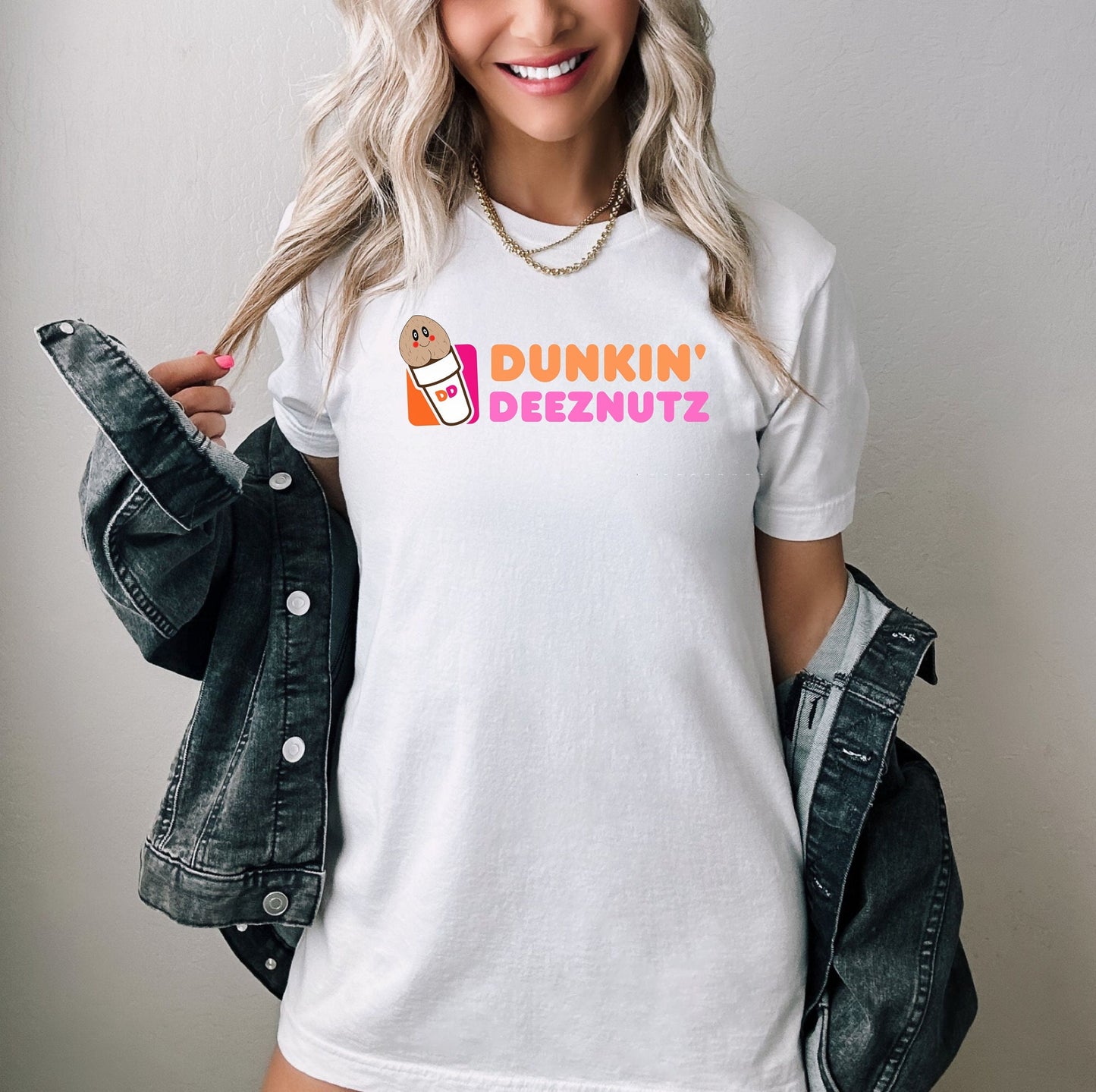 Funny Parody Dunkin Shirt, Ball Sack T shirt, Scrotum dipped in coffee shirt, Funny ball sack shirt, Dunkin DeezNutz shirt.  Hilarious Coffee T shirt, Best Parody Tee, Ball Sack Dipped in Coffee T shirt, Coffee Lovers T Shirt, Funny Gift Shirt