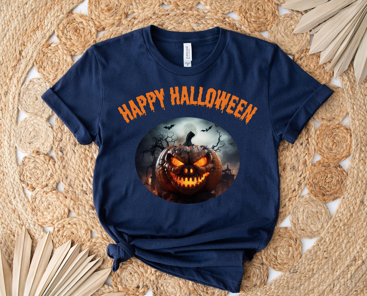 Scary Halloween Pumpkin shirt, Mens Womens Evil Halloween Tee, Horror Halloween T Shirt, Creepy Halloween Pumpkin Shirt, Dark Pumpkin shirt