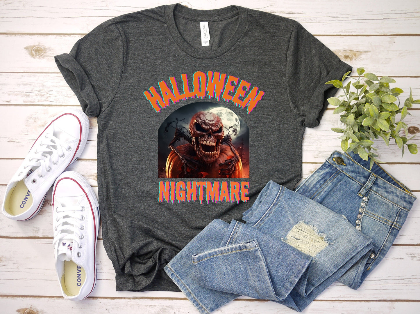 Scary Halloween Pumpkin shirt, Mens Womens Evil Halloween Tee, Horror Halloween T Shirt, Creepy Halloween Pumpkin Shirt, Dark Pumpkin shirt
