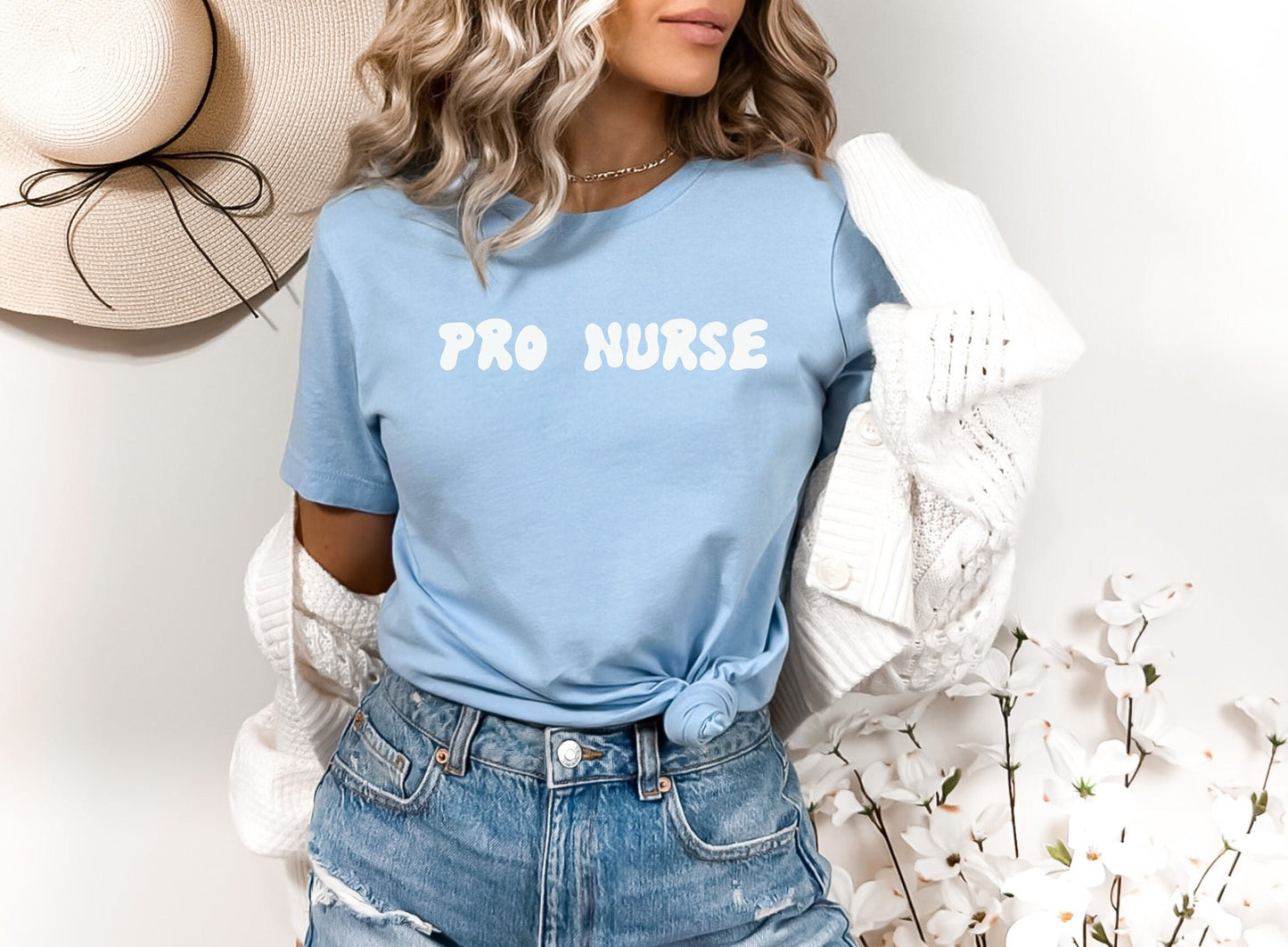 Pro Nurse Shirt, I love nurses shirt, great gift shirt for nurses, gift shirt for special nurse, Thank you gift shirt for nurses