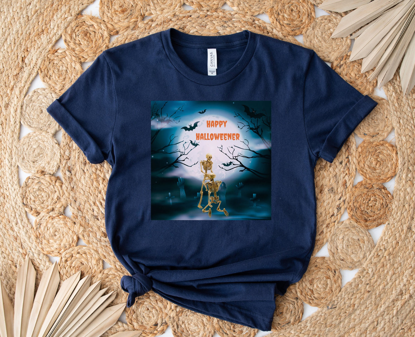 Skeleton getting skull in graveyard, Mens Womens Halloween Tee, Funny Halloween Shirt, Skeleton Oral Sex Shirt, sexy Naughty Halloween Shirt