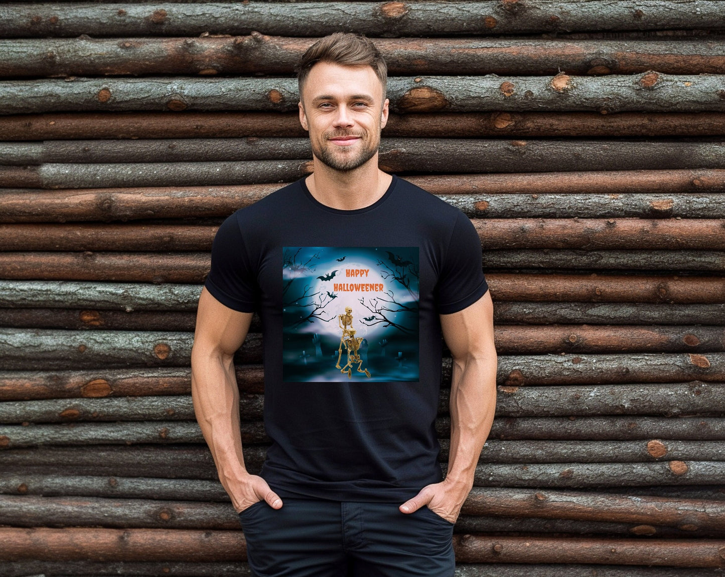 Skeleton getting skull in graveyard, Mens Womens Halloween Tee, Funny Halloween Shirt, Skeleton Oral Sex Shirt, sexy Naughty Halloween Shirt